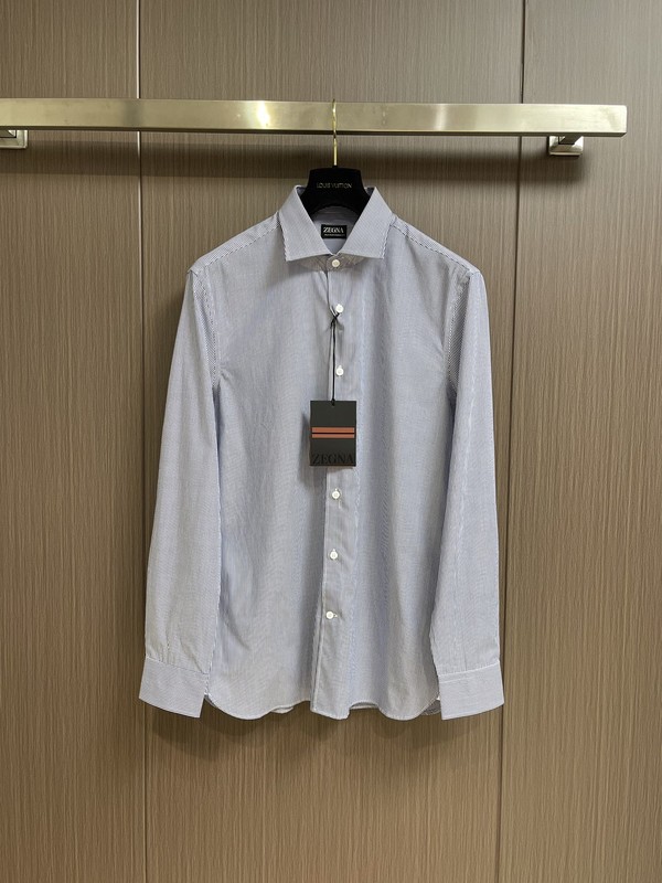 Replica 2023 Perfect Luxury Zegna Best Clothing Shirts & Blouses Men Fall Collection Long Sleeve