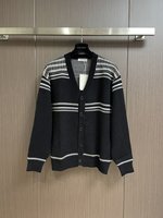 Valentino Clothing Cardigans Unisex Knitting Wool Fall/Winter Collection Fashion Casual