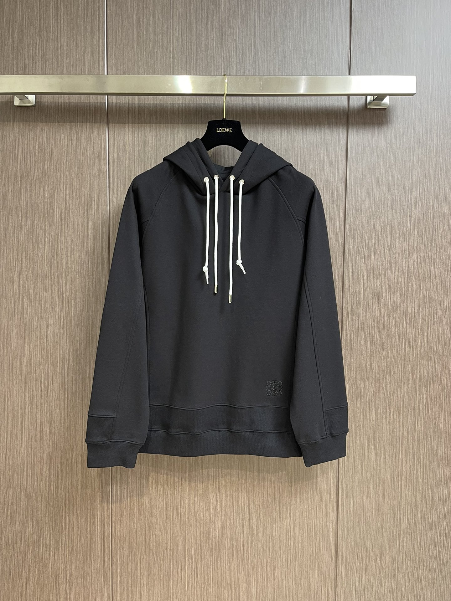 Loewe Clothing Coats & Jackets Hoodies Combed Cotton Knitting Fall/Winter Collection Hooded Top