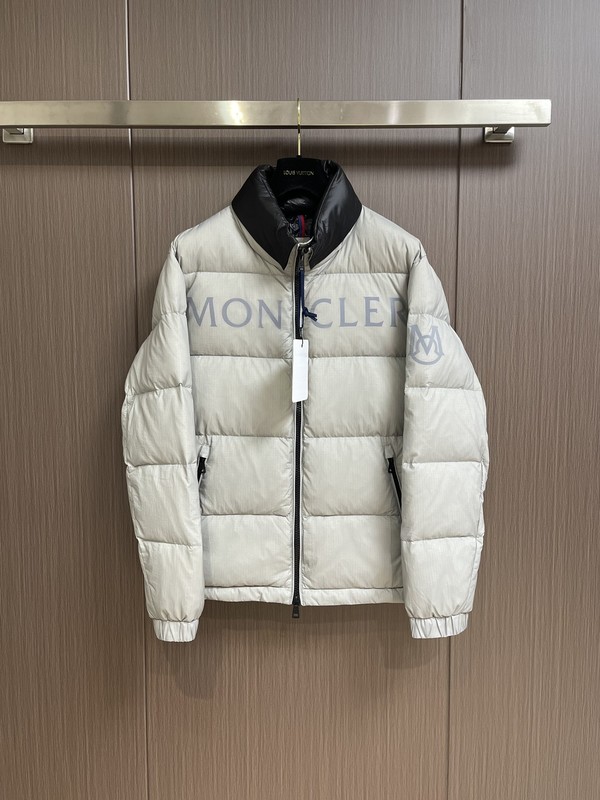 Moncler Clothing Down Jacket White Spring Collection