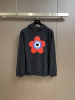 KENZO Clothing Hoodies Embroidery Unisex Spring Collection Hooded Top