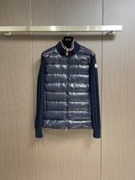 Moncler Clothing Coats & Jackets Splicing Wool Fall Collection