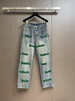 Louis Vuitton Clothing Jeans Buy High-Quality Fake
 Green All Copper Denim