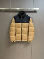 Balenciaga Clothing Coats & Jackets Down Jacket Black Splicing Fall/Winter Collection