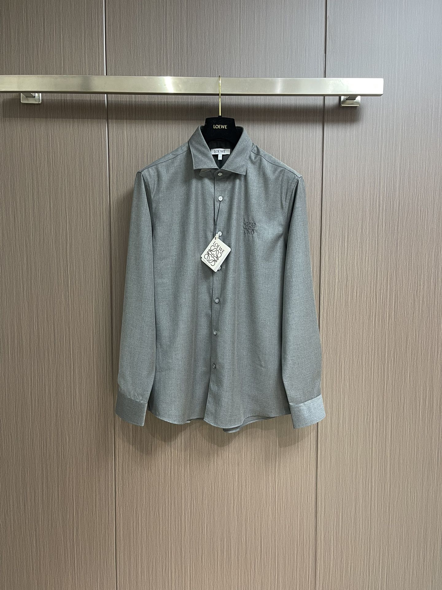 Loewe Clothing Shirts & Blouses Embroidery Spring Collection Long Sleeve