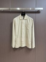 Prada Clothing Shirts & Blouses Quality AAA+ Replica
 Cotton Spring/Summer Collection Fashion Long Sleeve