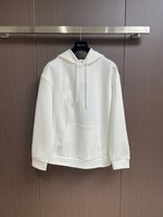 Louis Vuitton Clothing Hoodies White Hooded Top