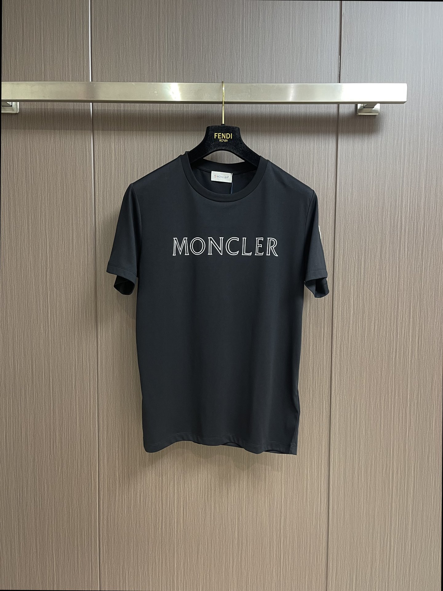 Moncler Abbigliamento T-Shirt Stampa Cotone Collezione Primavera Maniche corte