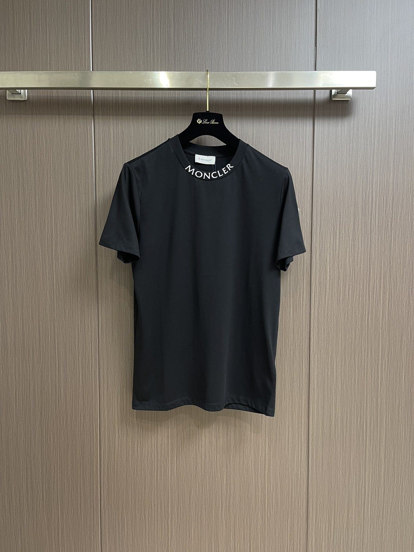 Moncler2024SS早春新款品牌标识印花圆领短袖T恤3d数码直喷工艺精品品质短袖采用进口高端订制2