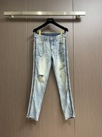 Balmain Clothing Jeans Cotton Spring/Summer Collection Vintage Casual