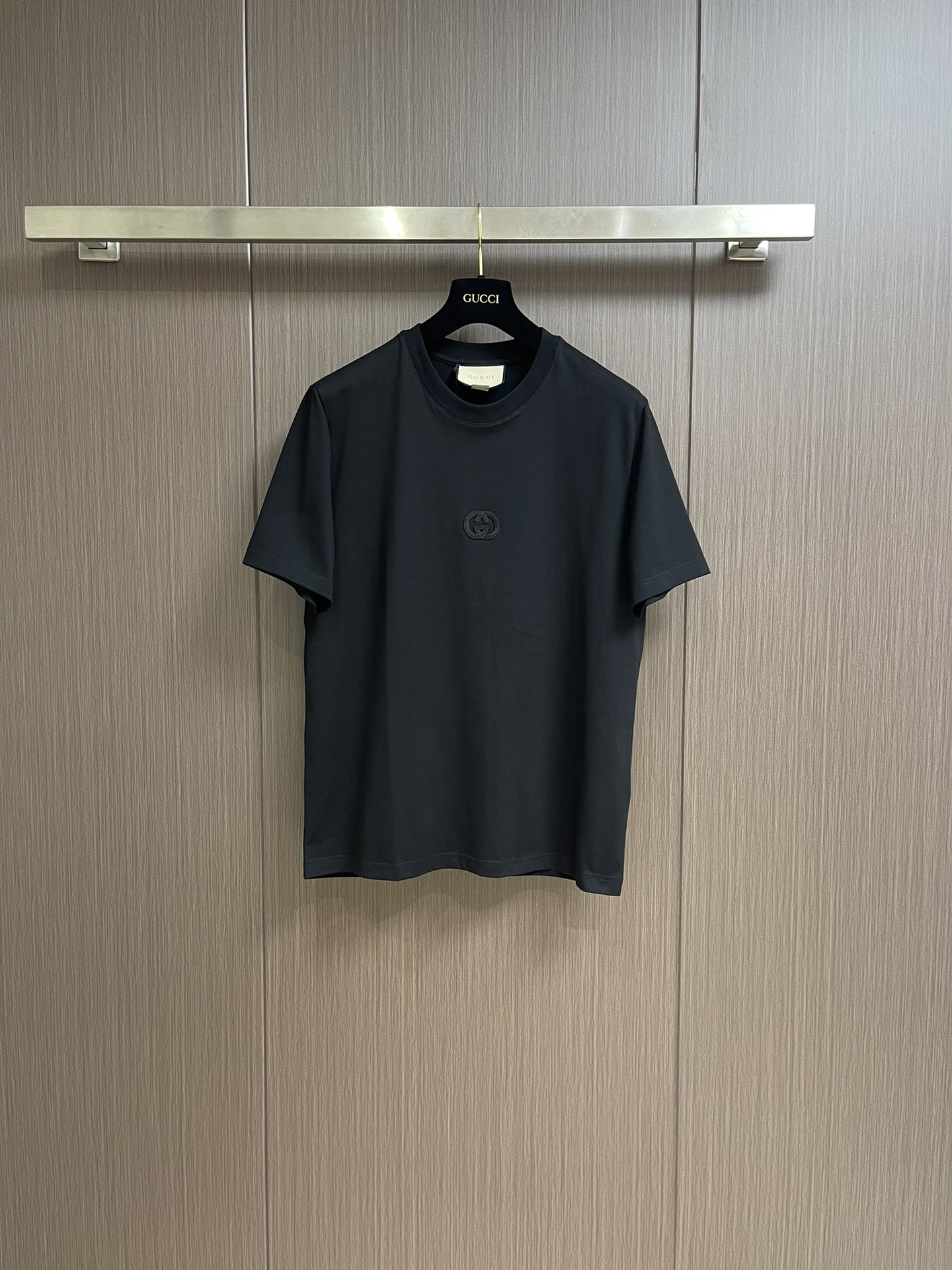 1:1 Replica
 Gucci Clothing T-Shirt Cheap Embroidery Combed Cotton Fabric Short Sleeve