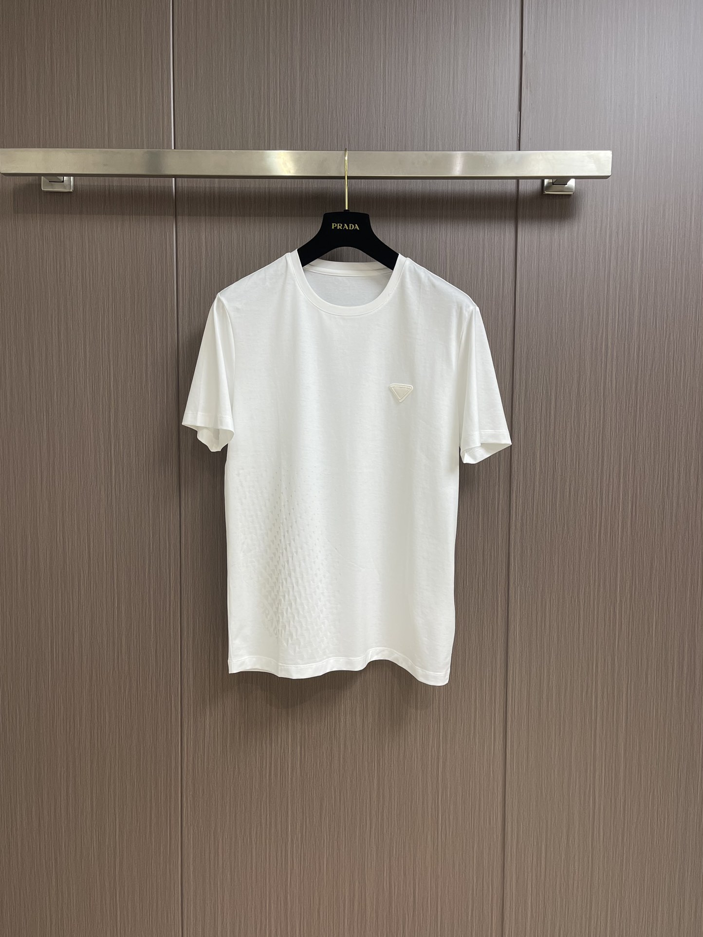 Prada Clothing T-Shirt Printing Cotton Mercerized Spring/Summer Collection Fashion Short Sleeve