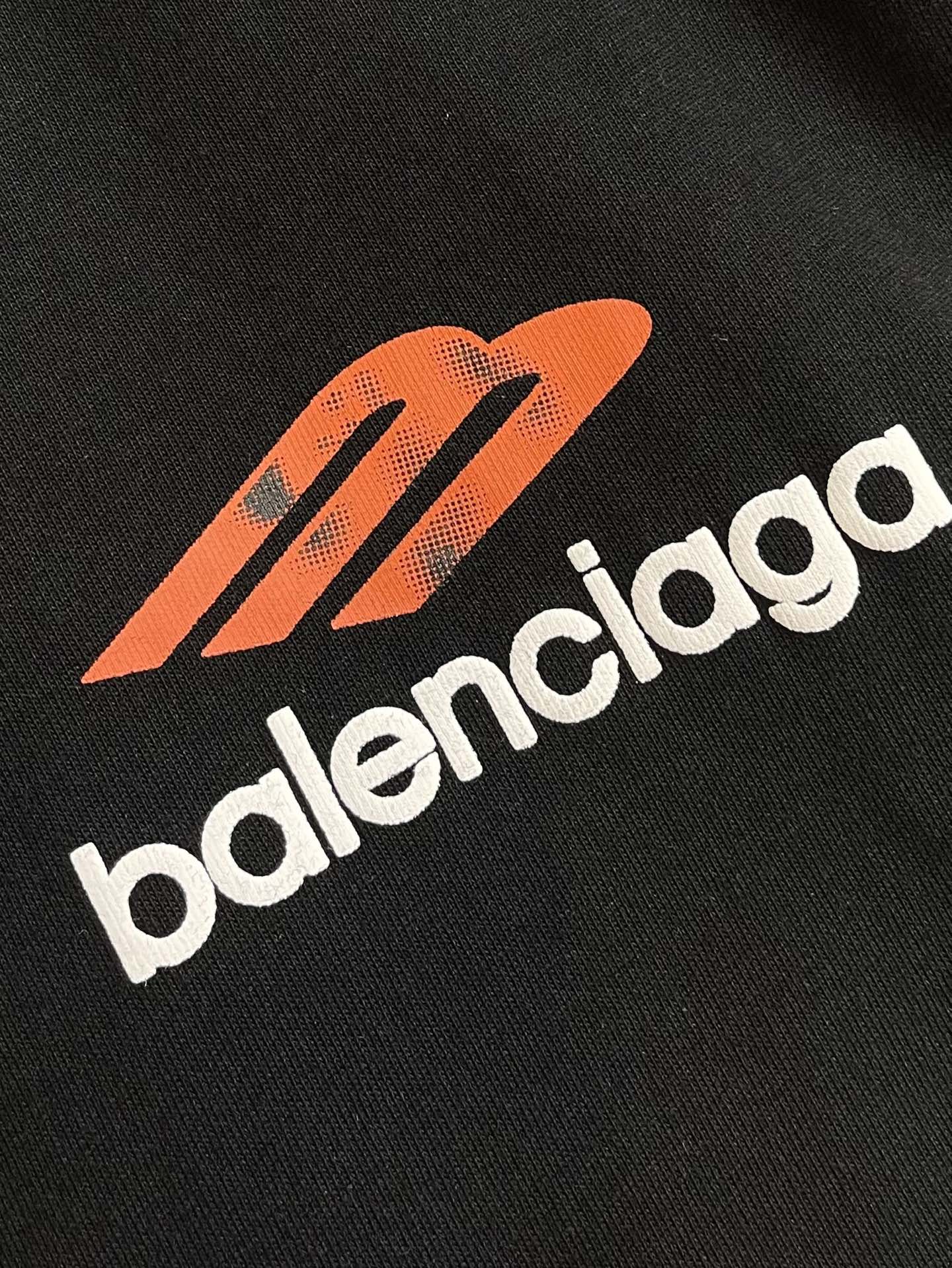 Balenciaga巴黎世家印花logo短袖圆领T恤男女同款轻奢高级百搭又显瘦280克重磅高克重面料男女