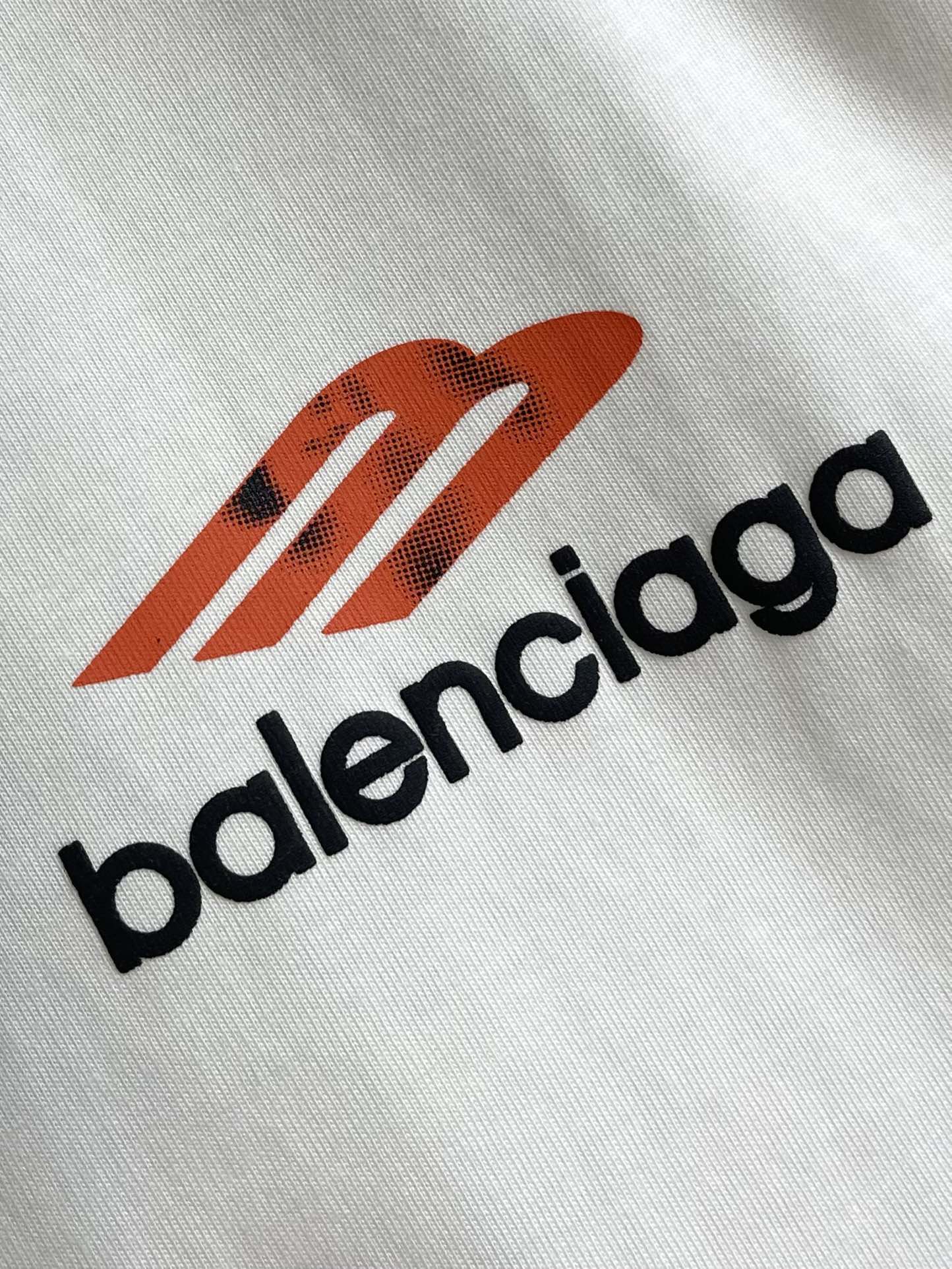 Balenciaga巴黎世家印花logo短袖圆领T恤男女同款轻奢高级百搭又显瘦280克重磅高克重面料男女