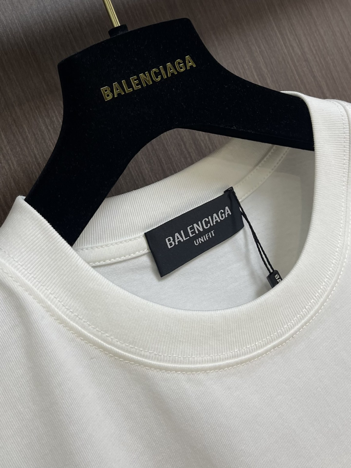 Balenciaga巴黎世家印花logo短袖圆领T恤男女同款轻奢高级百搭又显瘦280克重磅高克重面料男女