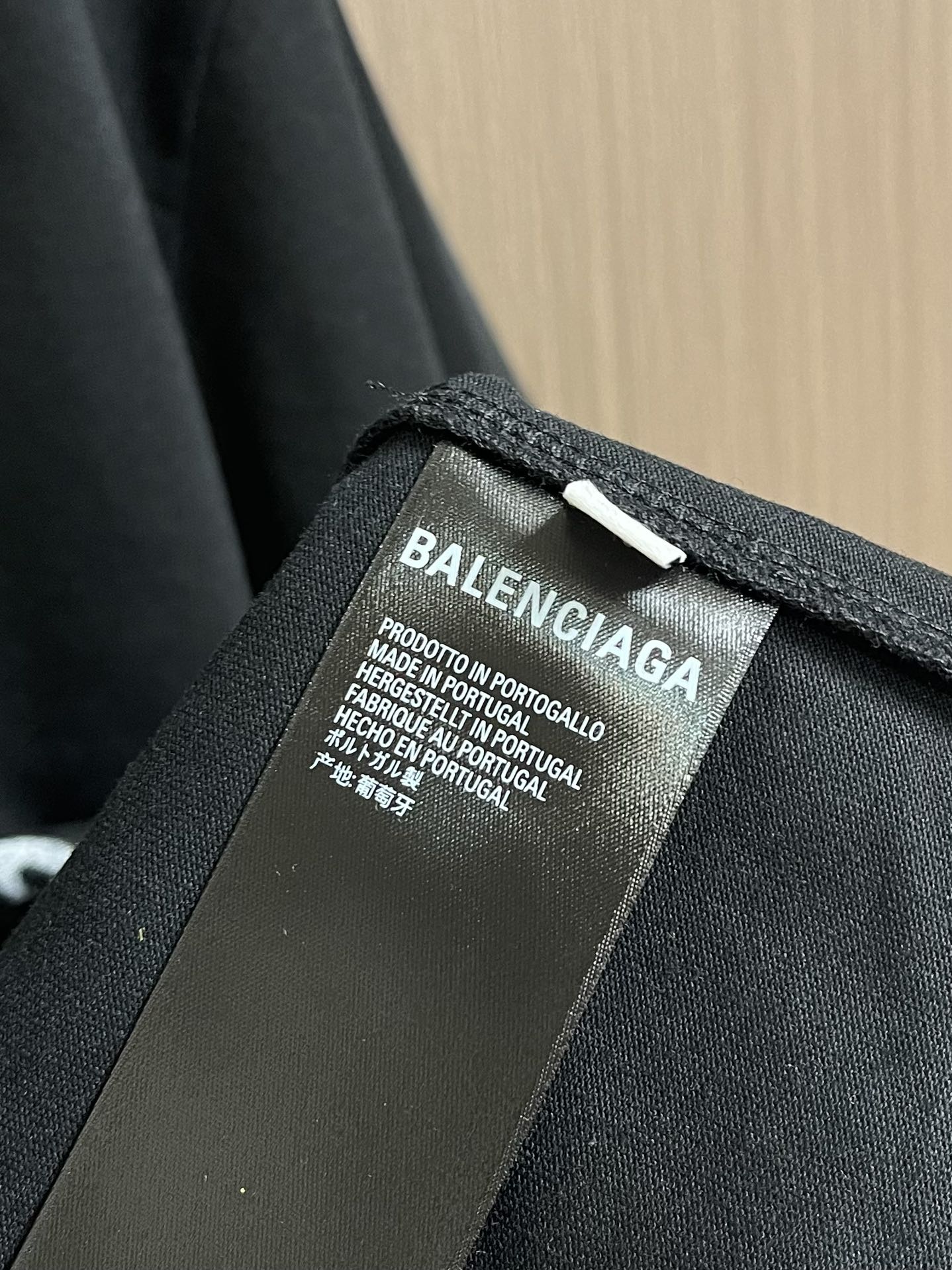 Balenciaga铁塔印花圆领t恤面料定织定染240g长绒棉面料织纹平顺有质感贴身亲肤舒适前后幅东京铁