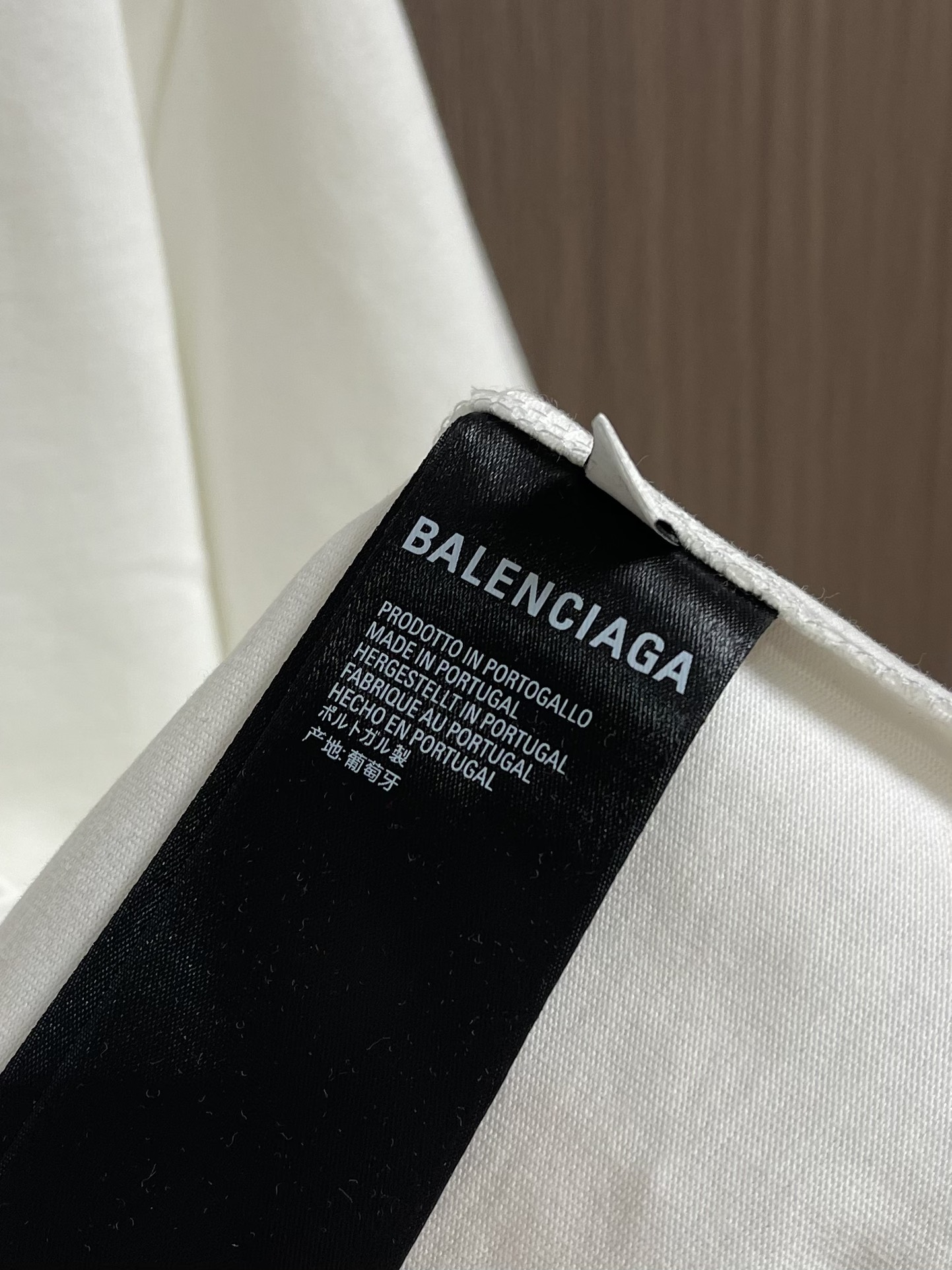 Balenciaga铁塔印花圆领t恤面料定织定染240g长绒棉面料织纹平顺有质感贴身亲肤舒适前后幅东京铁