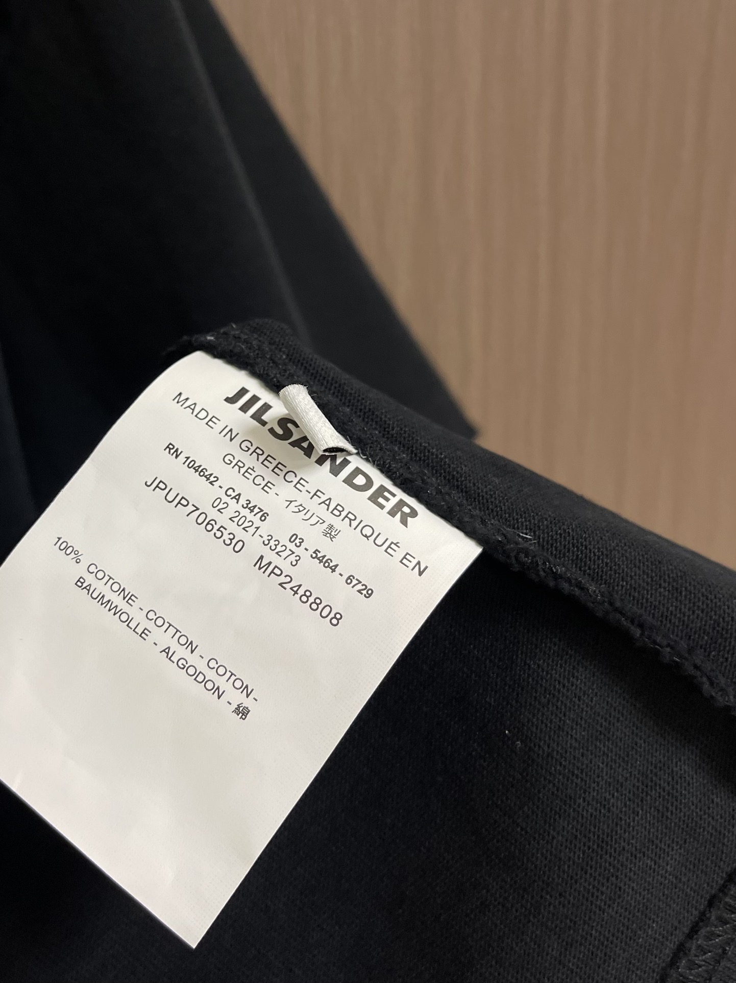 JILsander2024ss春夏新品字母logo短袖T恤经典时髦的风格单穿打底自带高级感极简主义代表纯