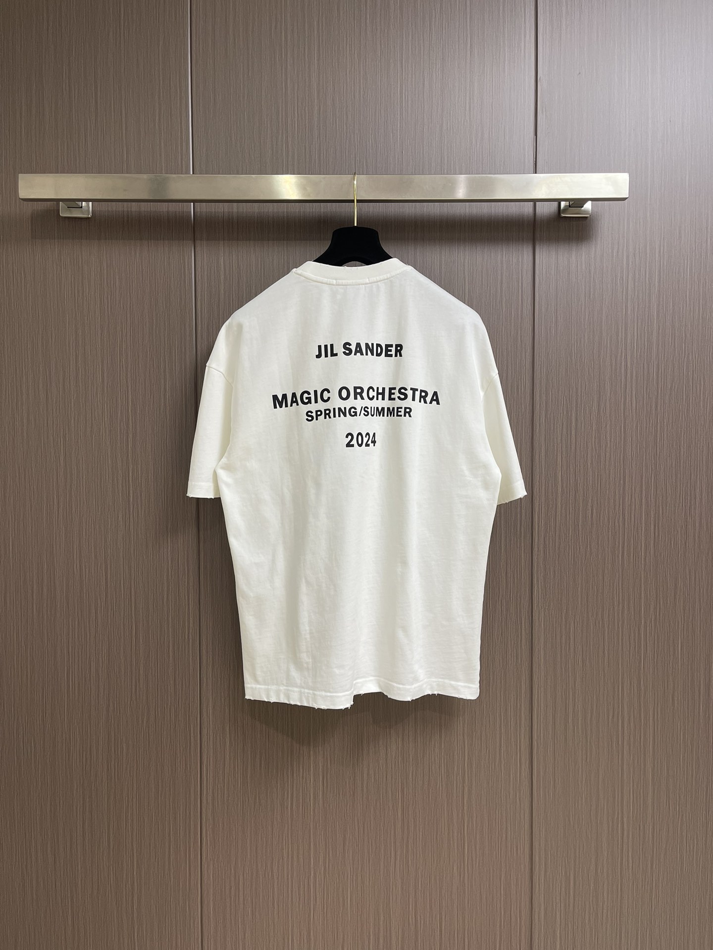 JILsander2024ss春夏新品字母logo短袖T恤经典时髦的风格单穿打底自带高级感极简主义代表纯