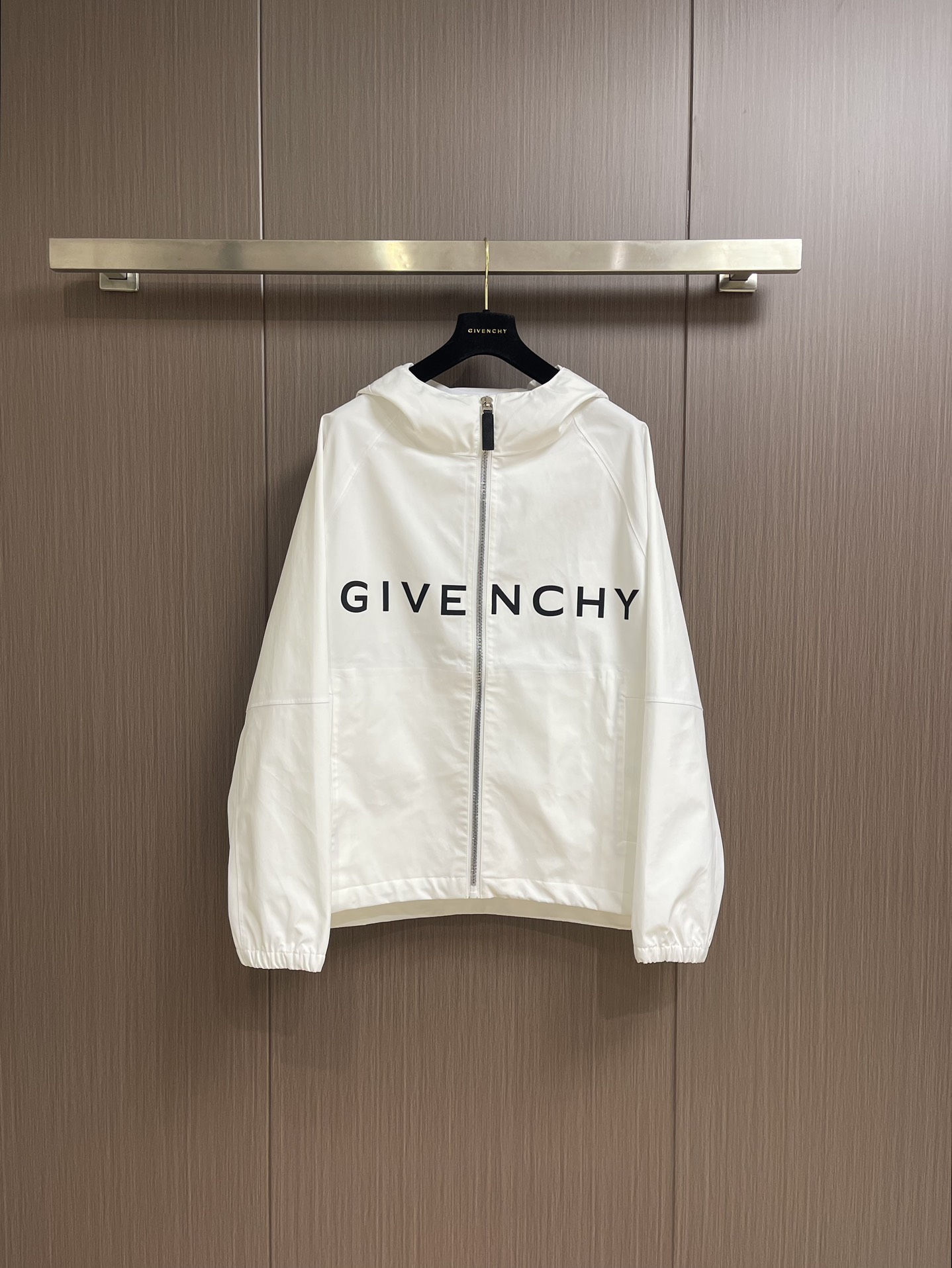 Givenchy ملابس المعطف & السترة طباعة معطف مع قبعة