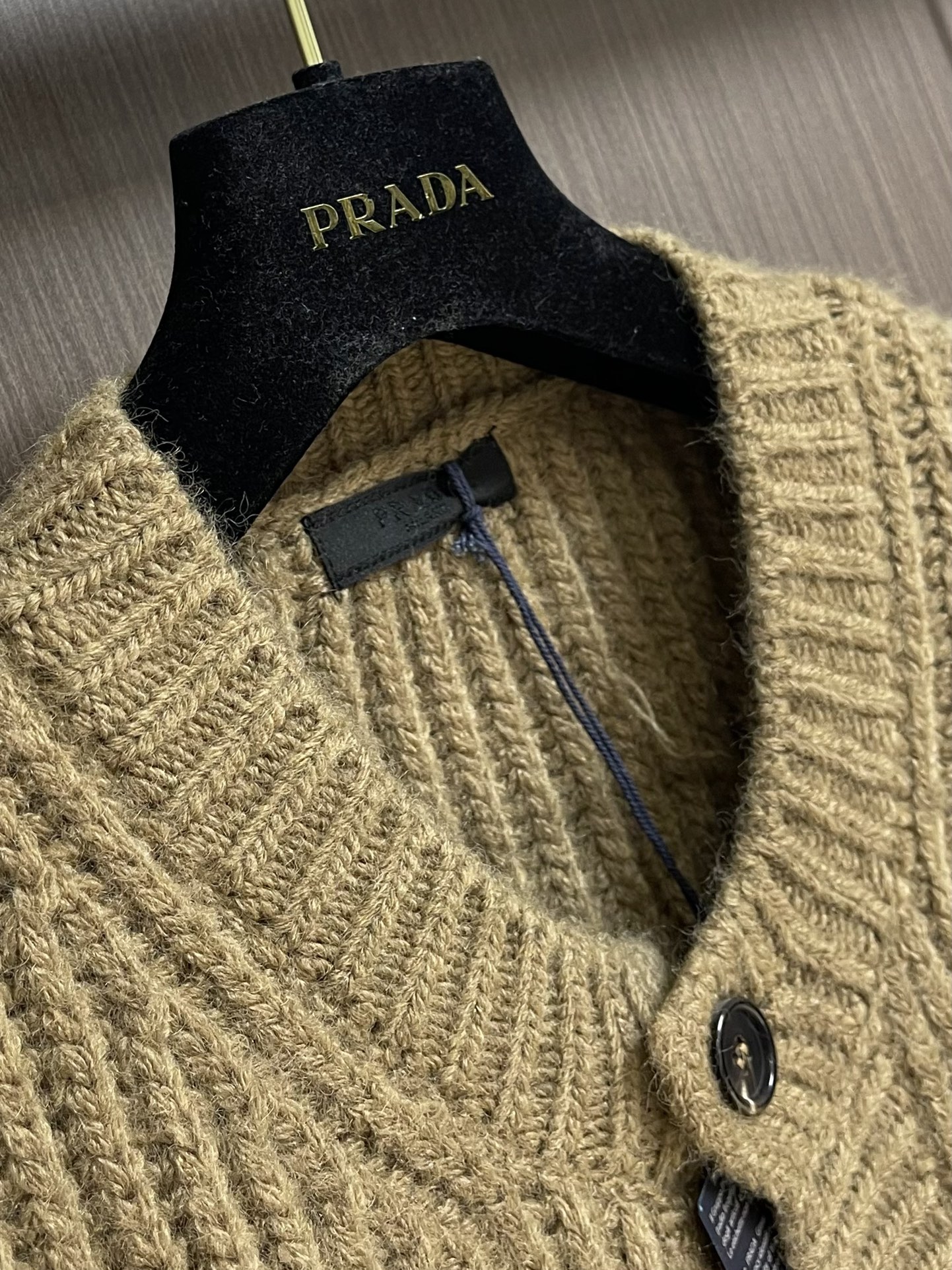 Prada Cashmere Knit Cardigan Sweater - Luxurious & Authentic Replica 4 i1725201417 2607 0
