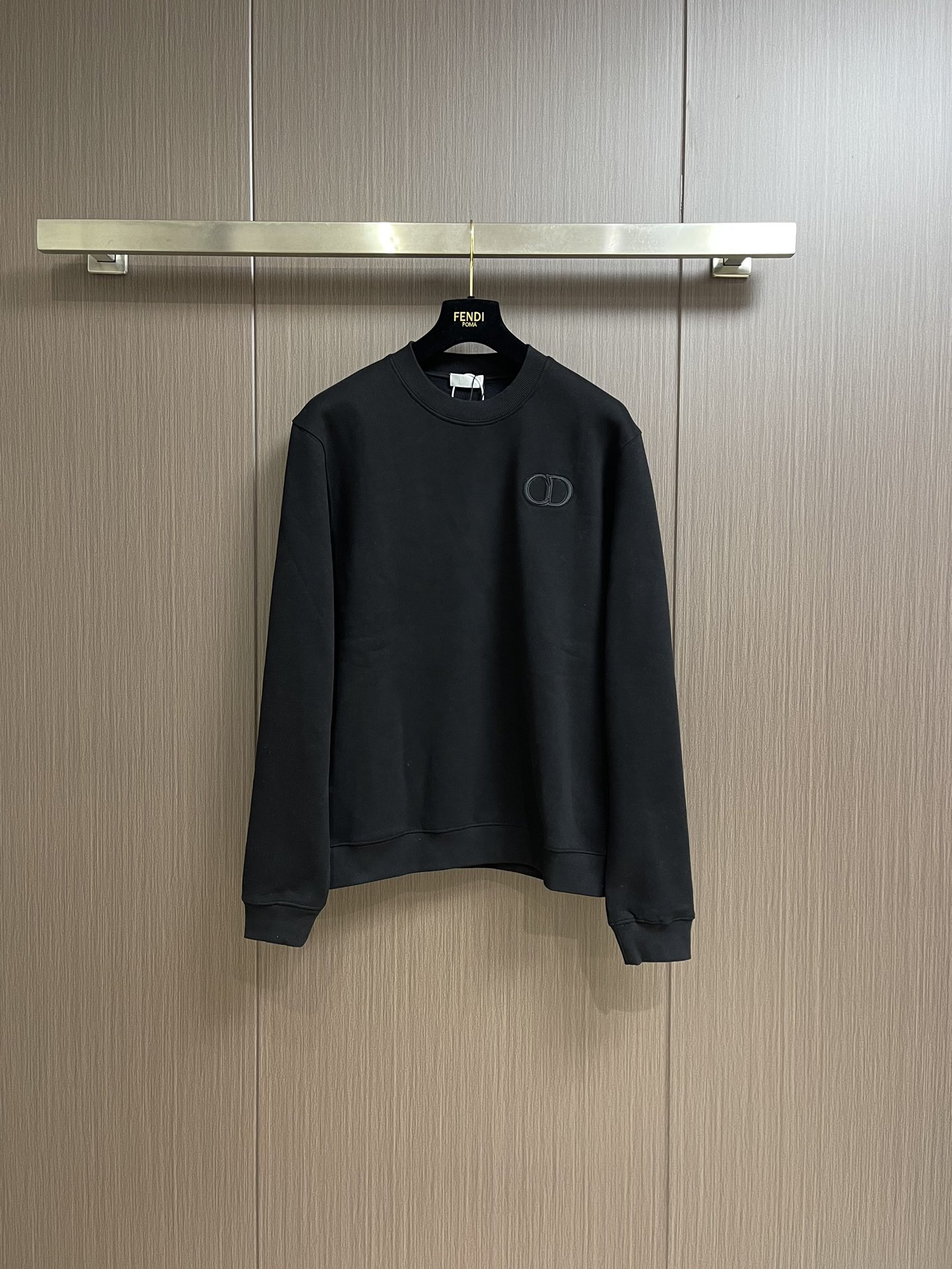 Dior 1:1
 Clothing Sweatshirts Embroidery Men Cotton Long Sleeve