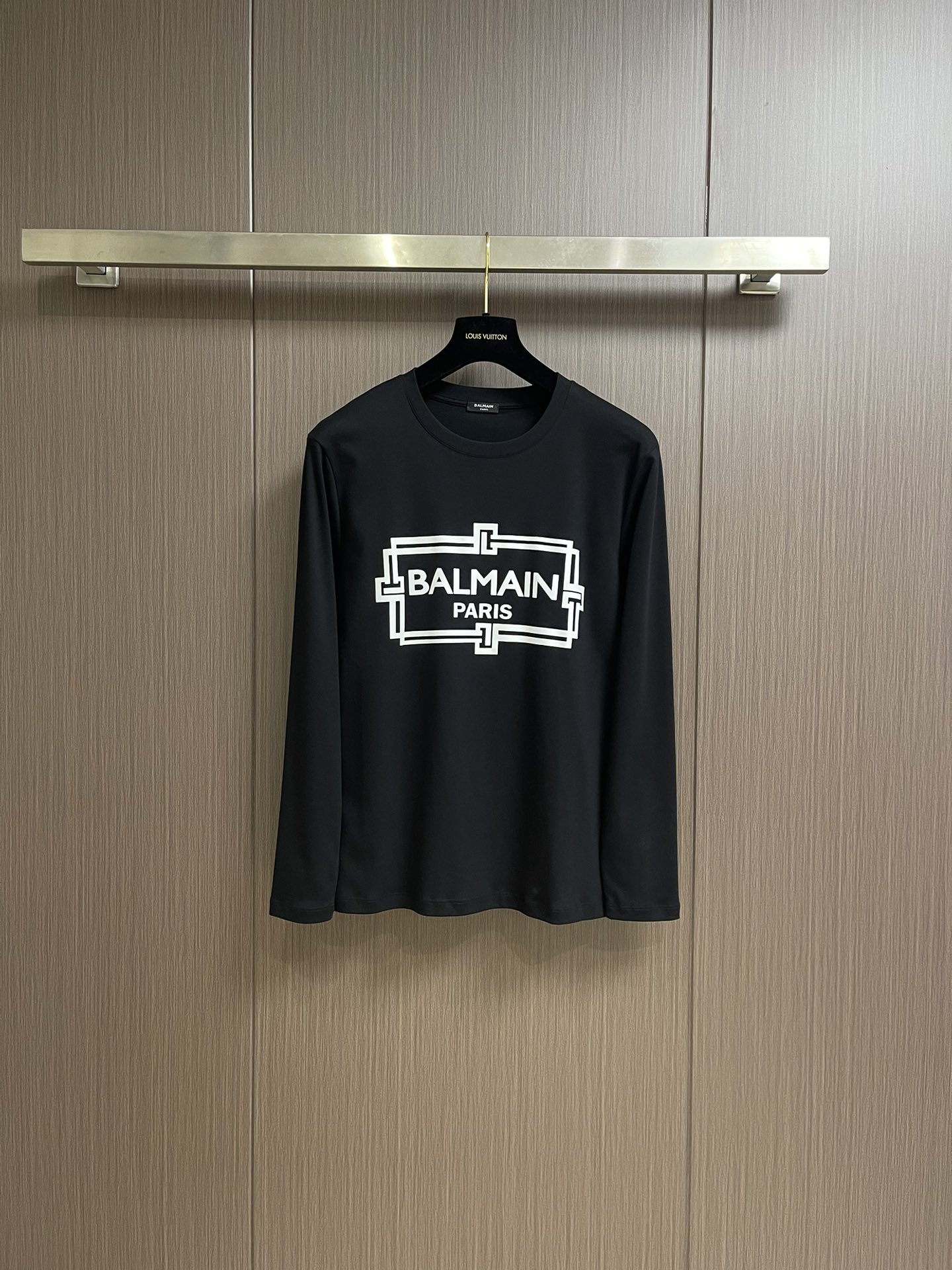 Balmain Clothing T-Shirt Best Designer Replica
 Printing Unisex Cotton Knitted Knitting Fashion Long Sleeve