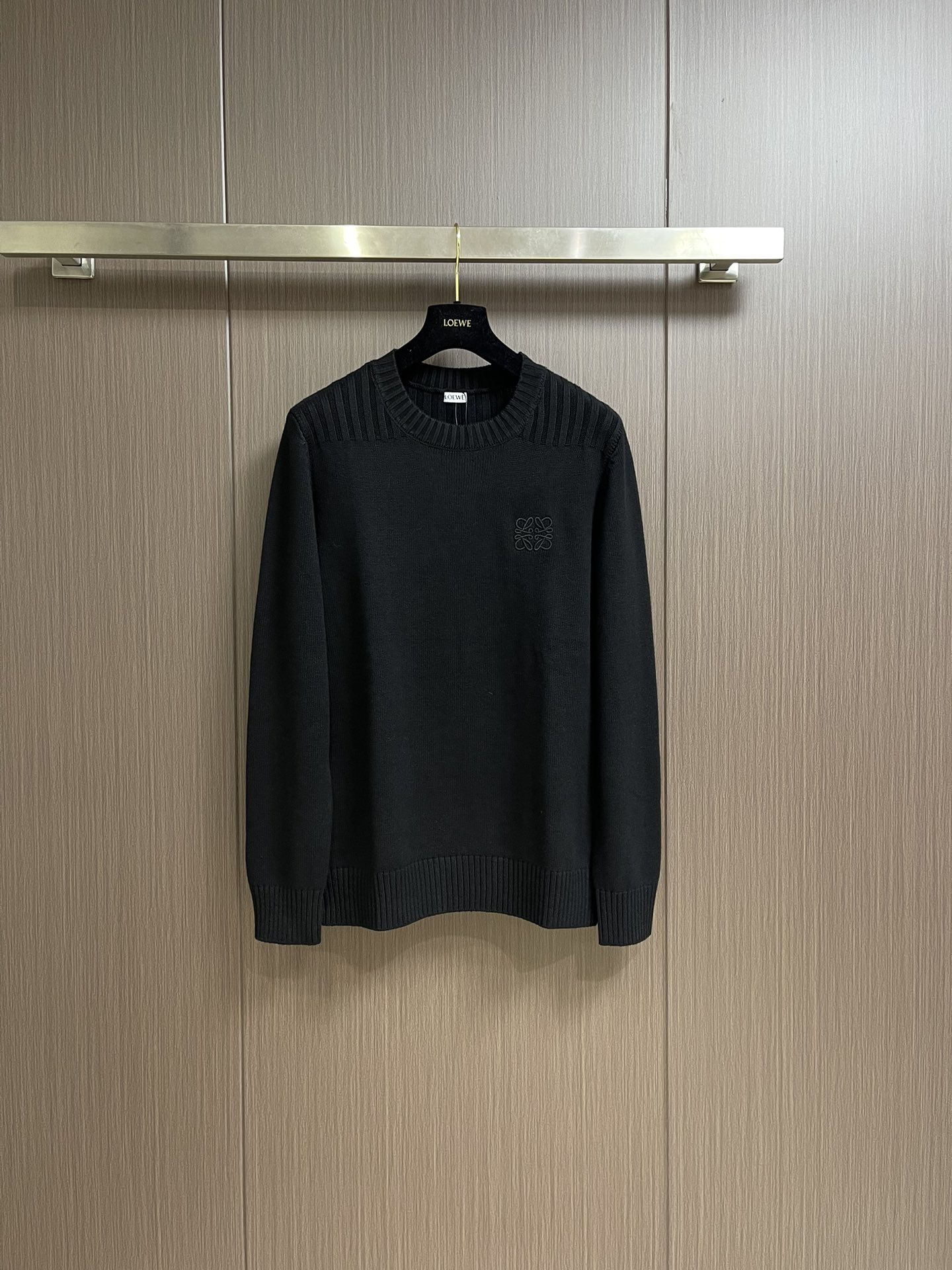 Loewe Clothing Knit Sweater Sweatshirts Embroidery Knitting Wool Fall/Winter Collection