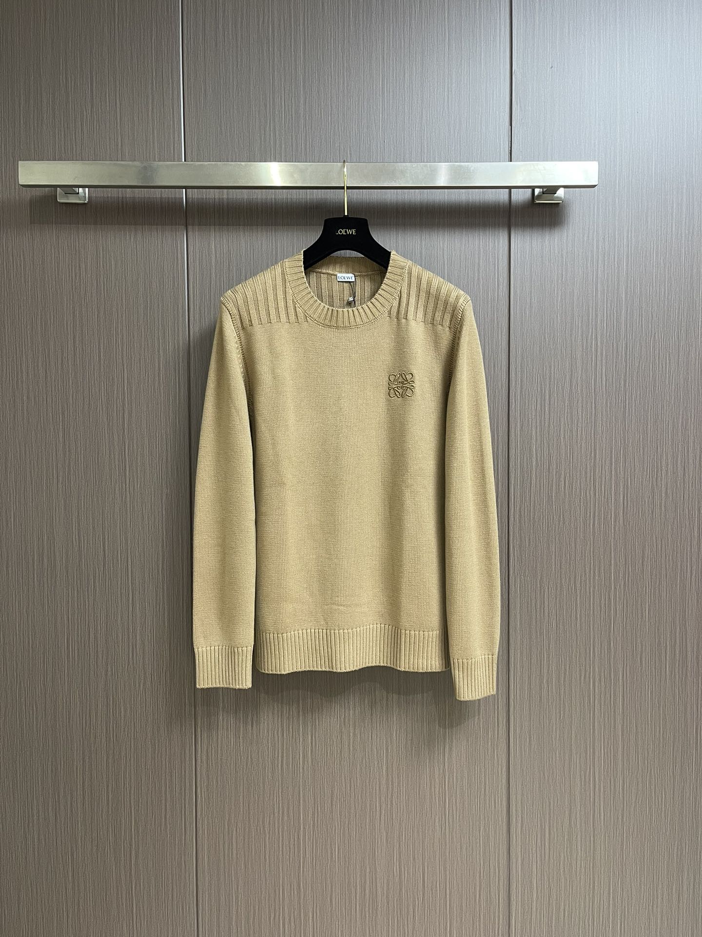 Loewe Clothing Knit Sweater Sweatshirts Embroidery Knitting Wool Fall/Winter Collection