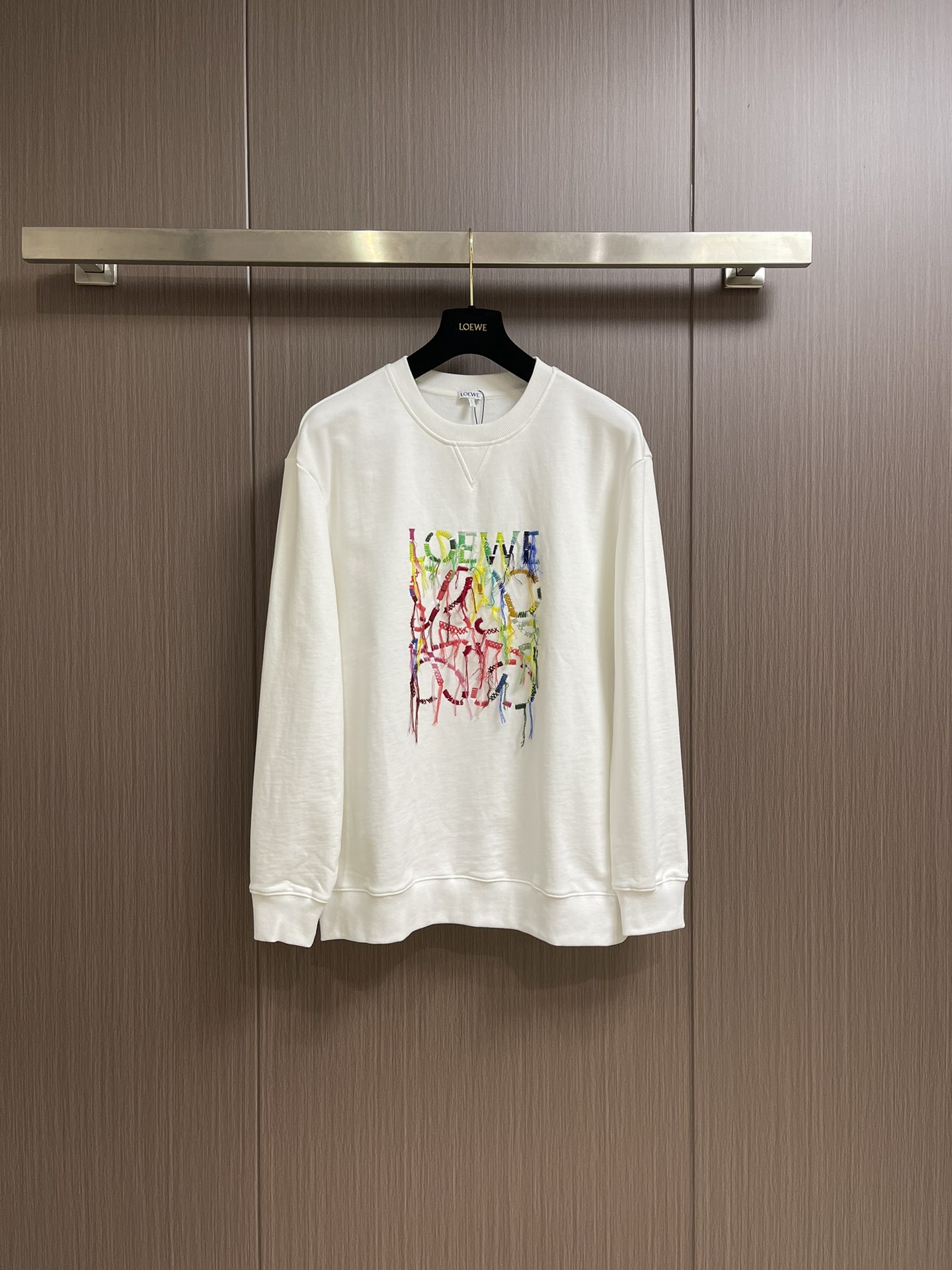 Loewe Clothing Sweatshirts Embroidery Cotton Foam