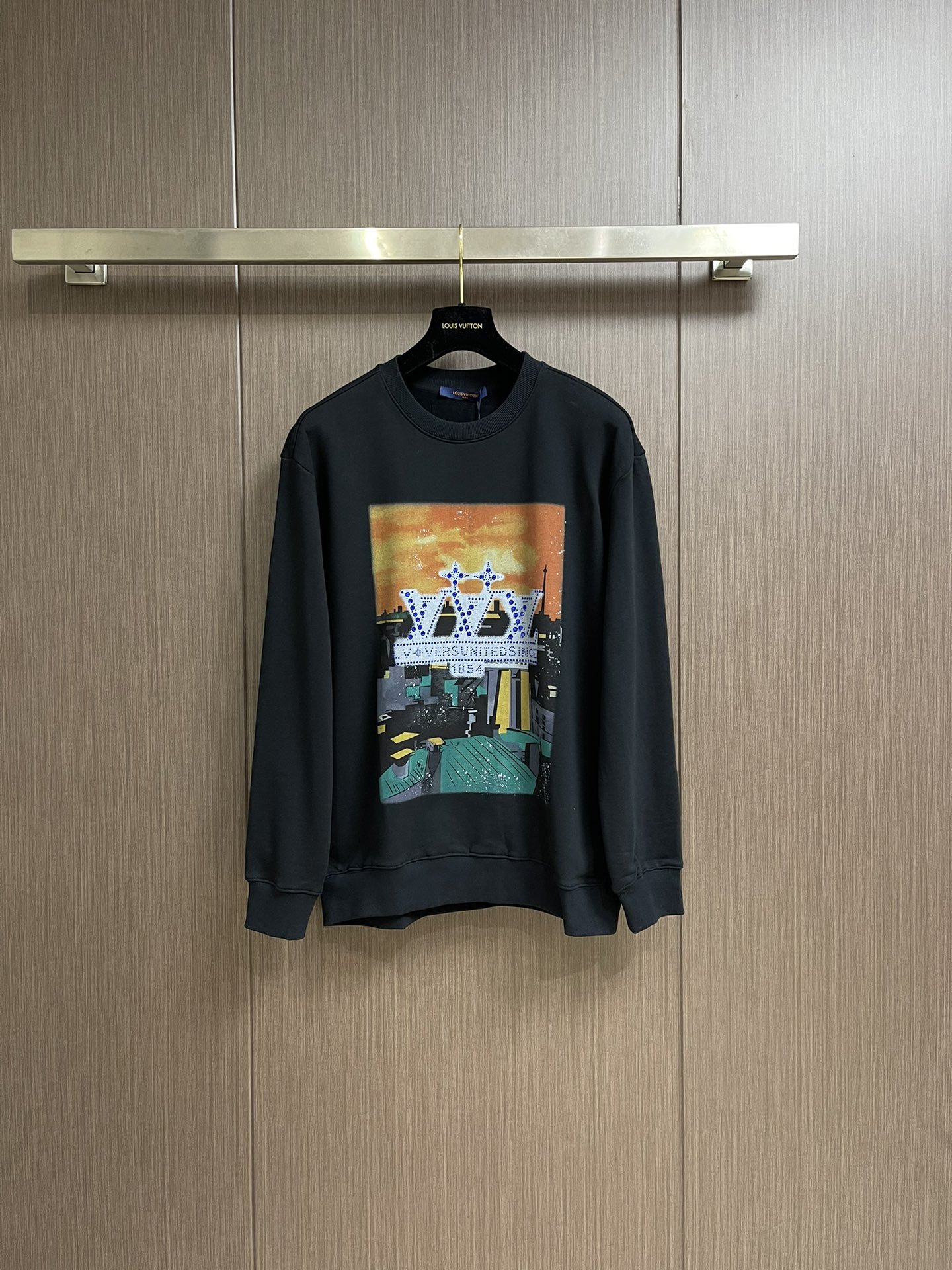 Louis Vuitton Clothing Sweatshirts Printing Cotton Fall Collection