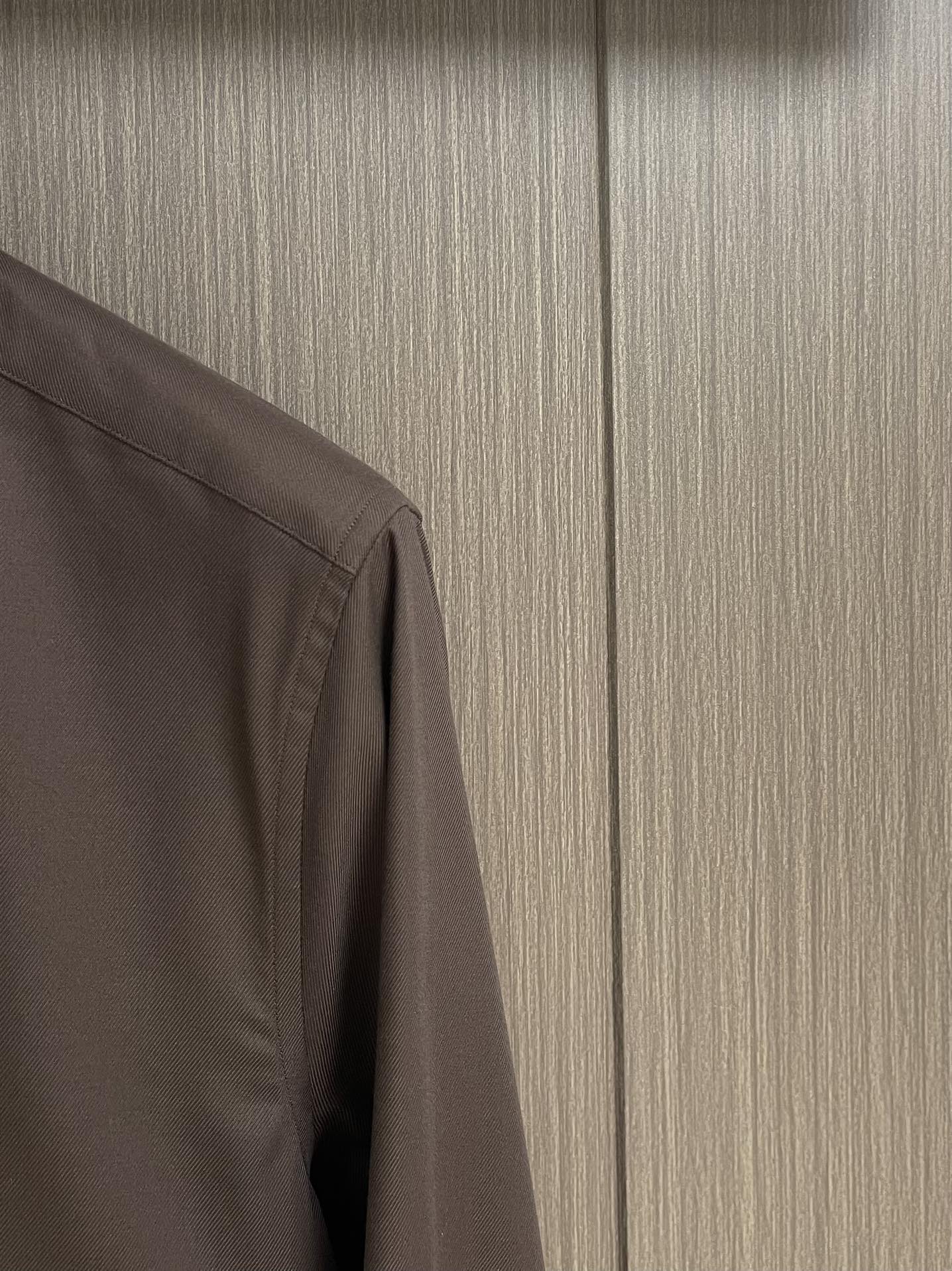 Zegna 2025s Men’s Organic Cotton Long Sleeve Shirts for Business and Leisure - 图片 4