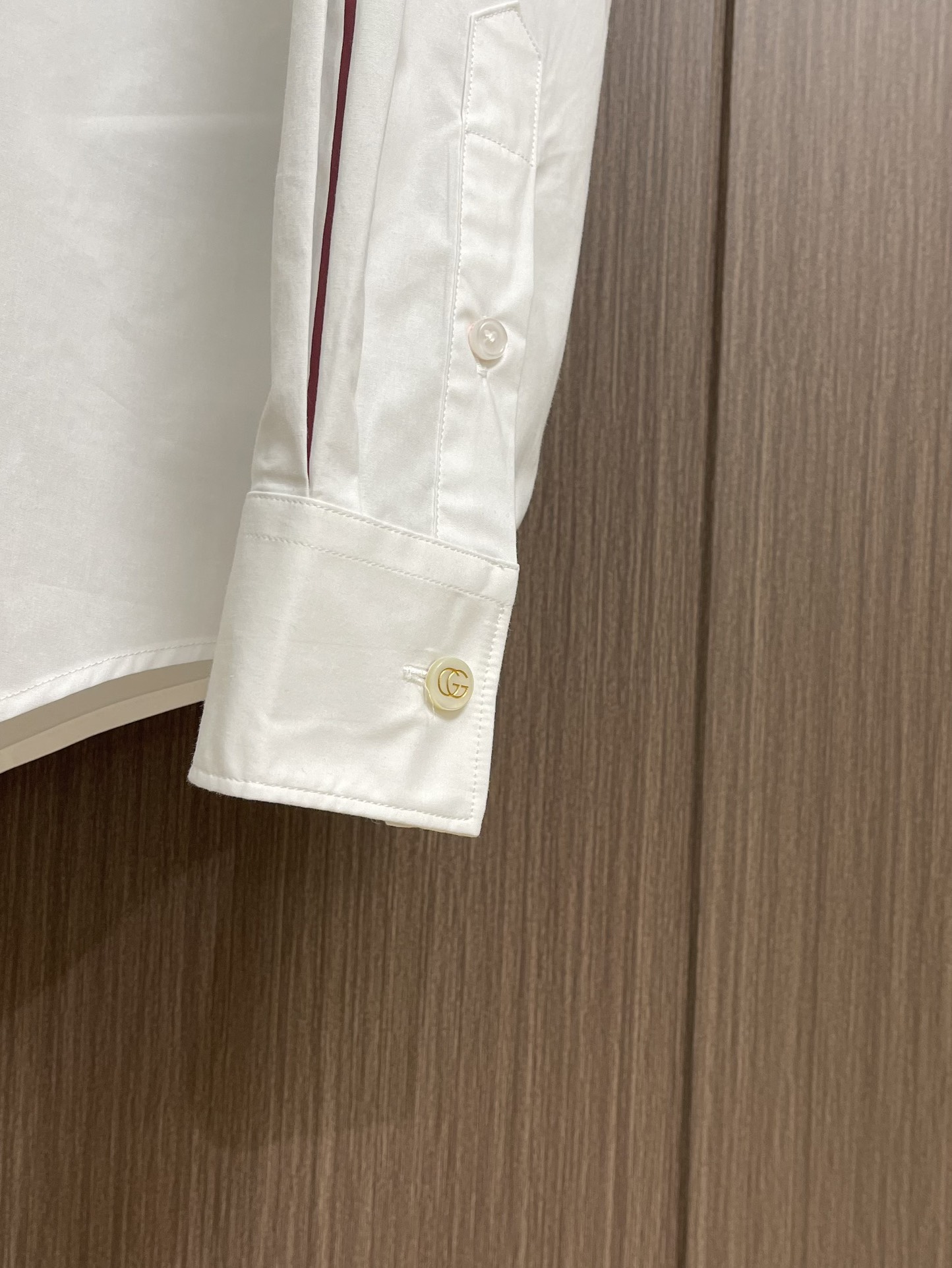GUCCI Double-G Logo Long-Sleeve Cotton Shirt in Various Sizes: S-XXL - 图片 9