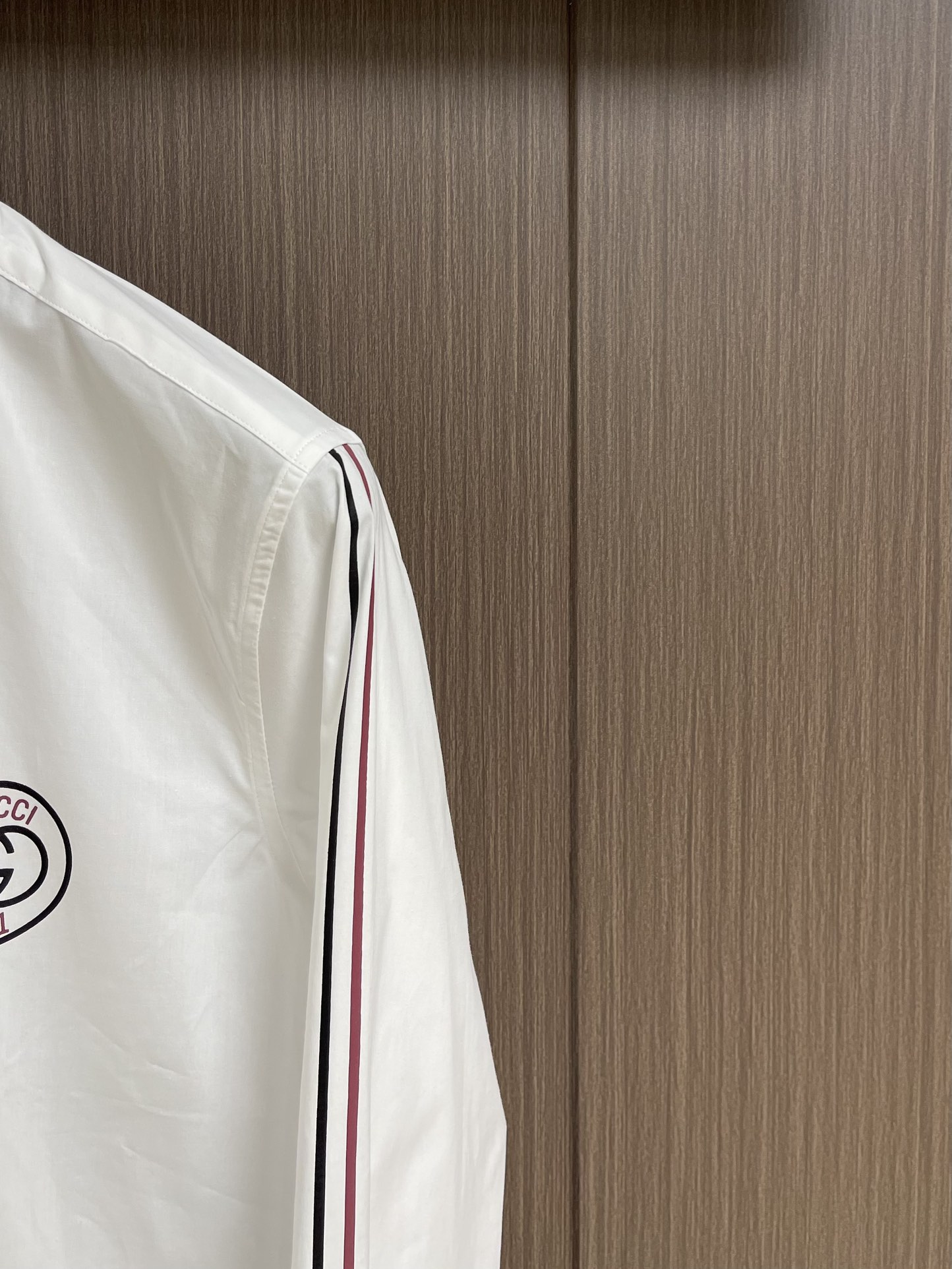 GUCCI Double-G Logo Long-Sleeve Cotton Shirt in Various Sizes: S-XXL - 图片 4