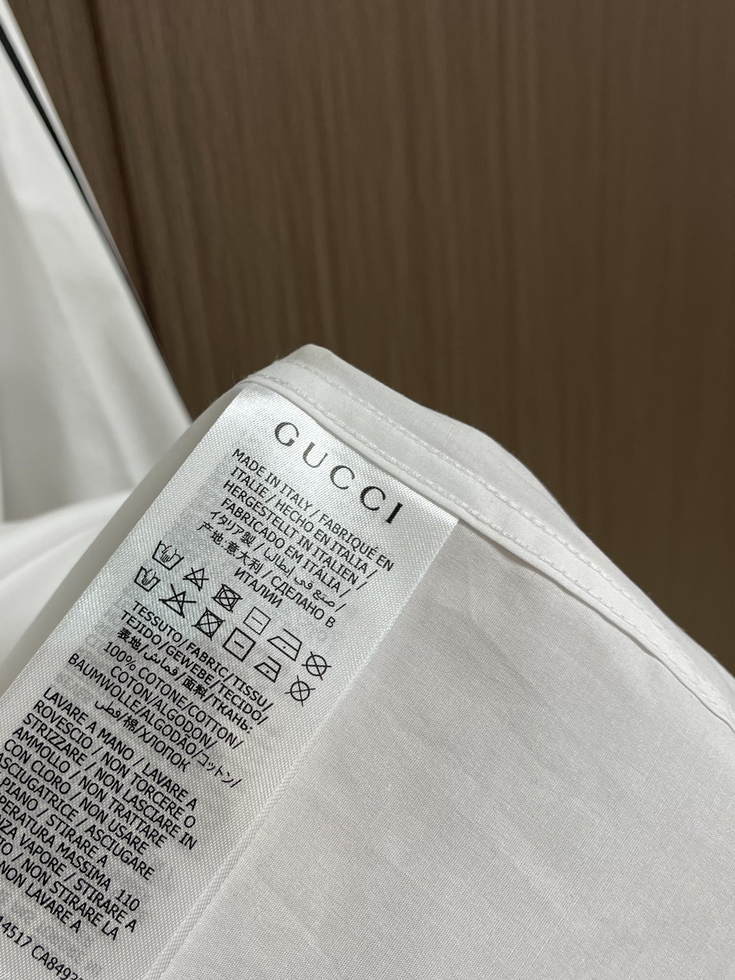GUCCI Double-G Logo Long-Sleeve Cotton Shirt in Various Sizes: S-XXL - 图片 7