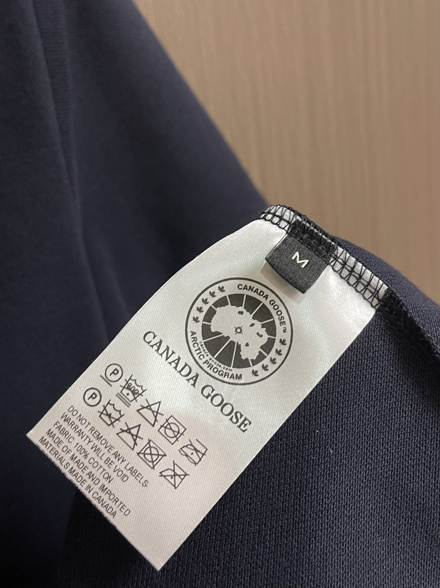Canadian Goose Men’s Cotton Polo Shirt with Crocheted Collar in 4 Sizes - 图片 7