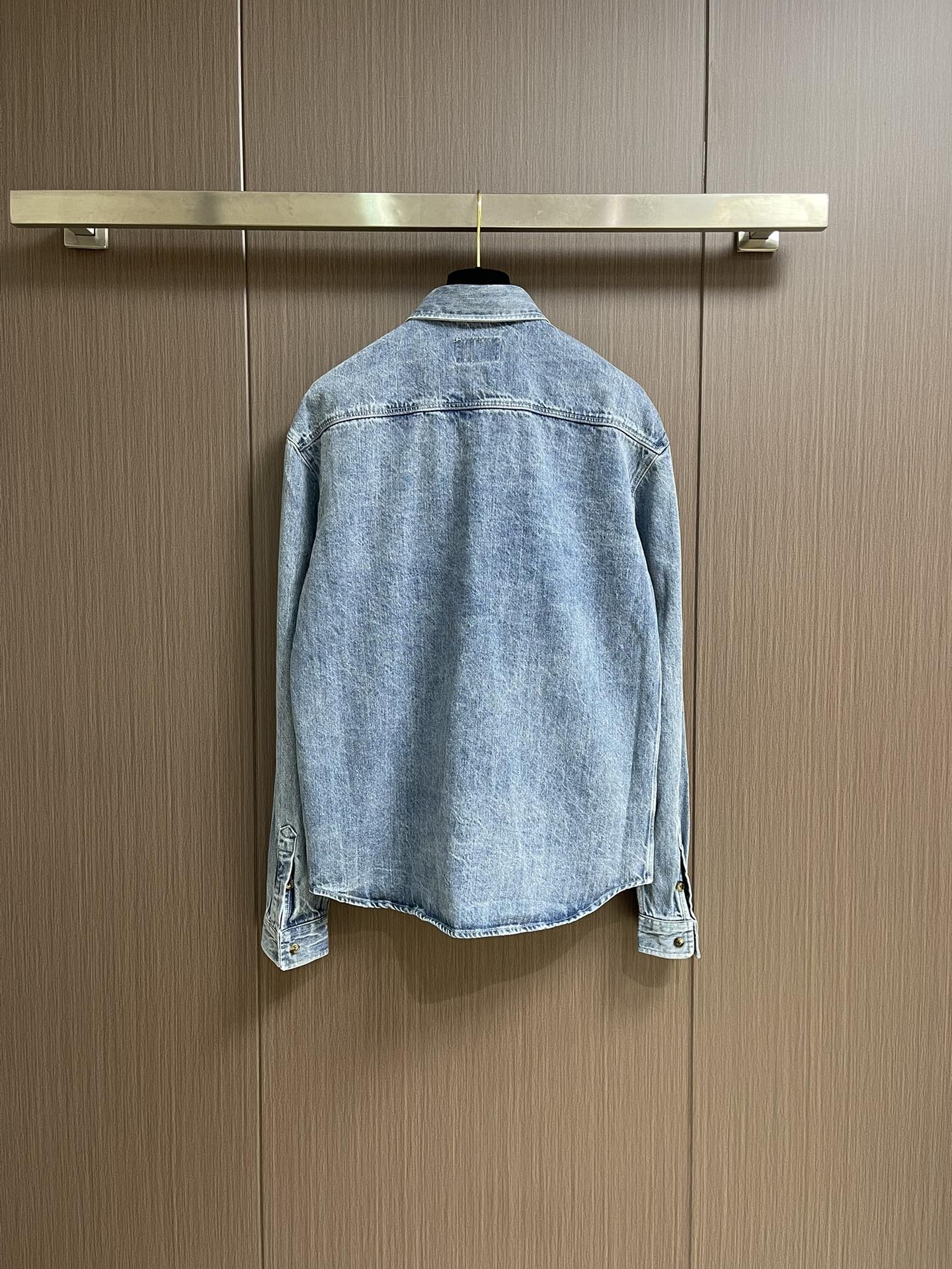 YSL Saint Laurent Embroidered Cowboy Coats with Customized Fabric and Vibrant YSL Embroidery - 图片 2