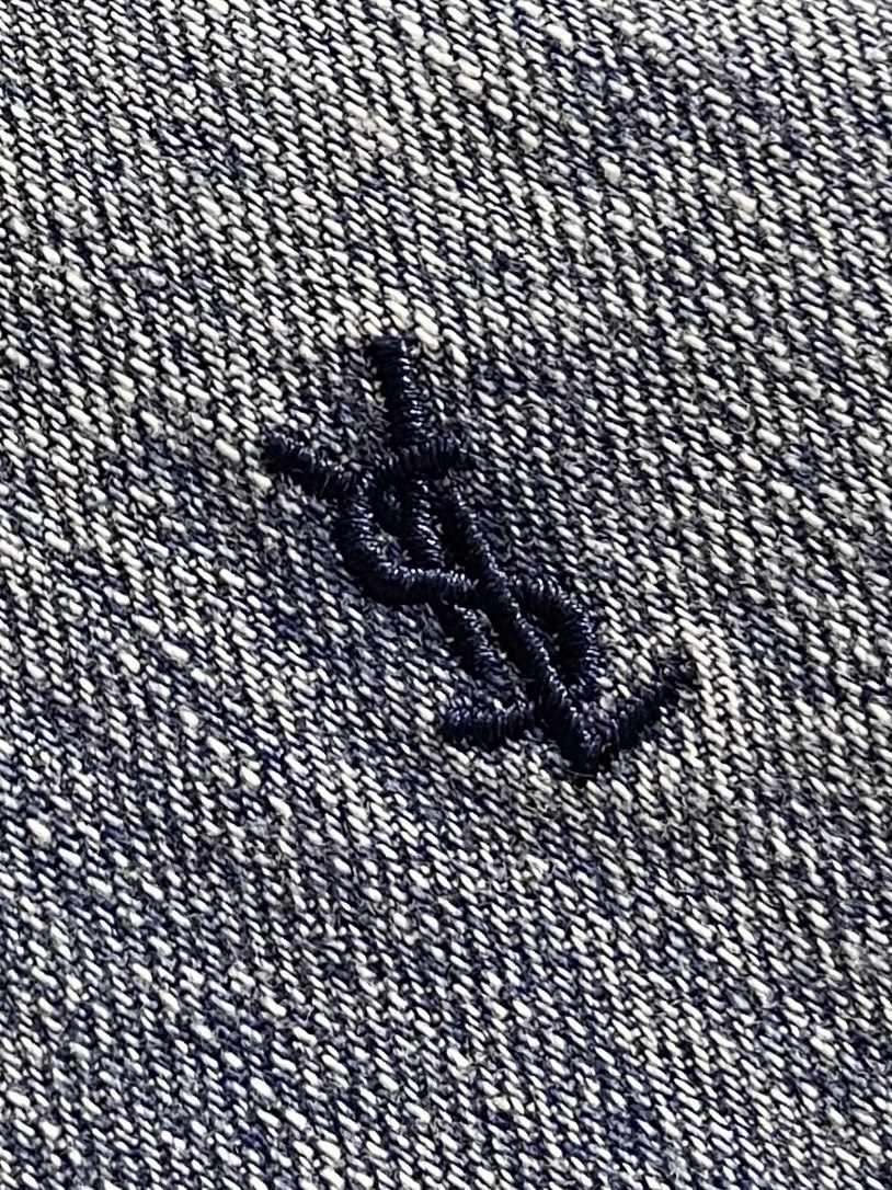 YSL Saint Laurent Embroidered Cowboy Coats with Customized Fabric and Vibrant YSL Embroidery - 图片 6