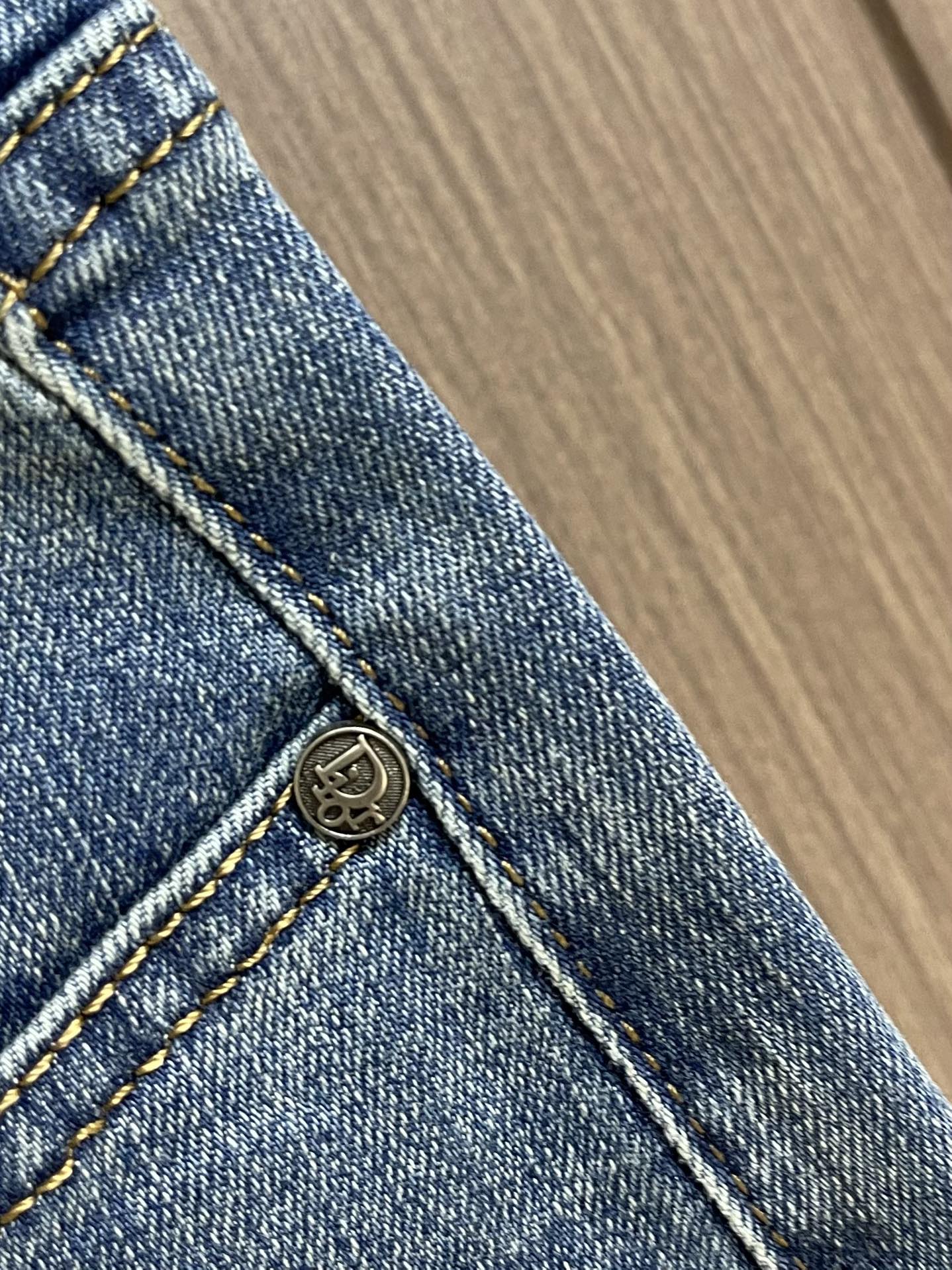 Dior Men's Light Blue Wash Denim Jeans-Slim Fit, Comfortable Stretch 6 i1750182561 8833 1