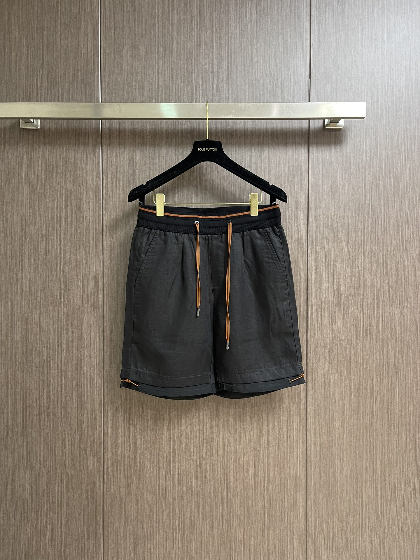 Louis Vuitton Pantalones Cortos Casuales de Lino para Hombre, Colección 2025SS