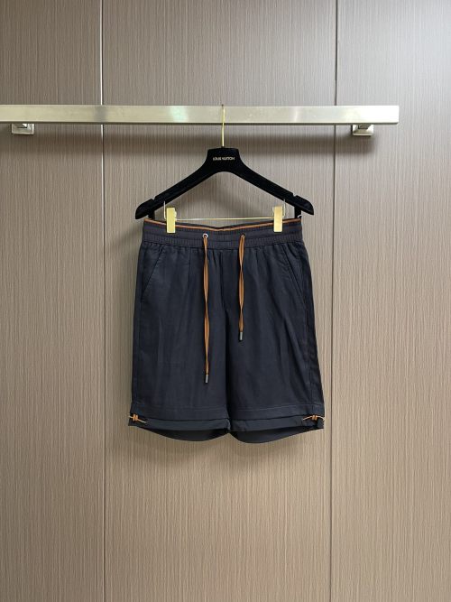 Louis Vuitton 2025SS Linen Blend Casual Shorts with Elastic Waist