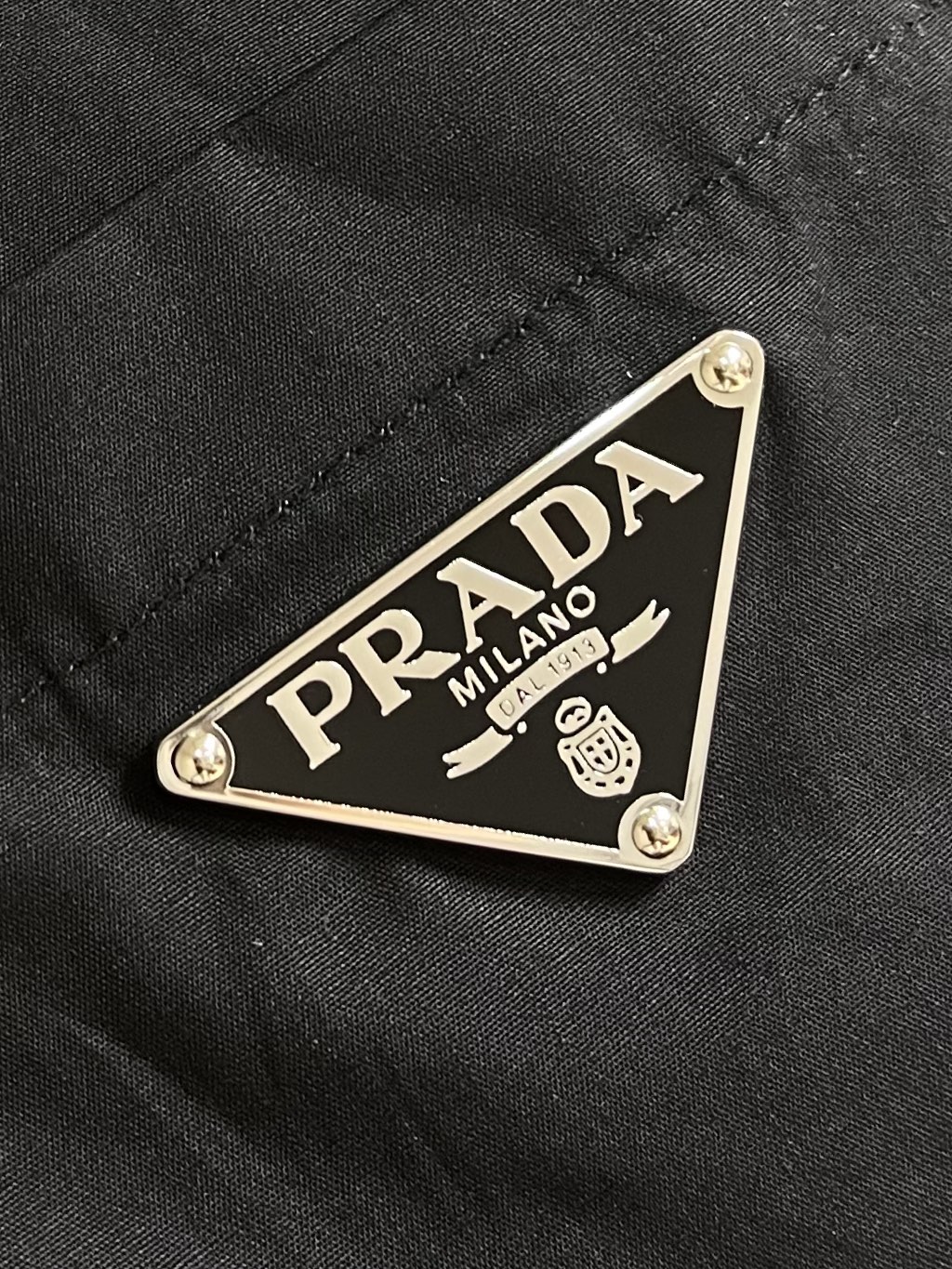 Prada Men's Long Sleeve Cotton Shirt with Triangle Logo - Stylish & Durable 6 i1750266349 6887 4