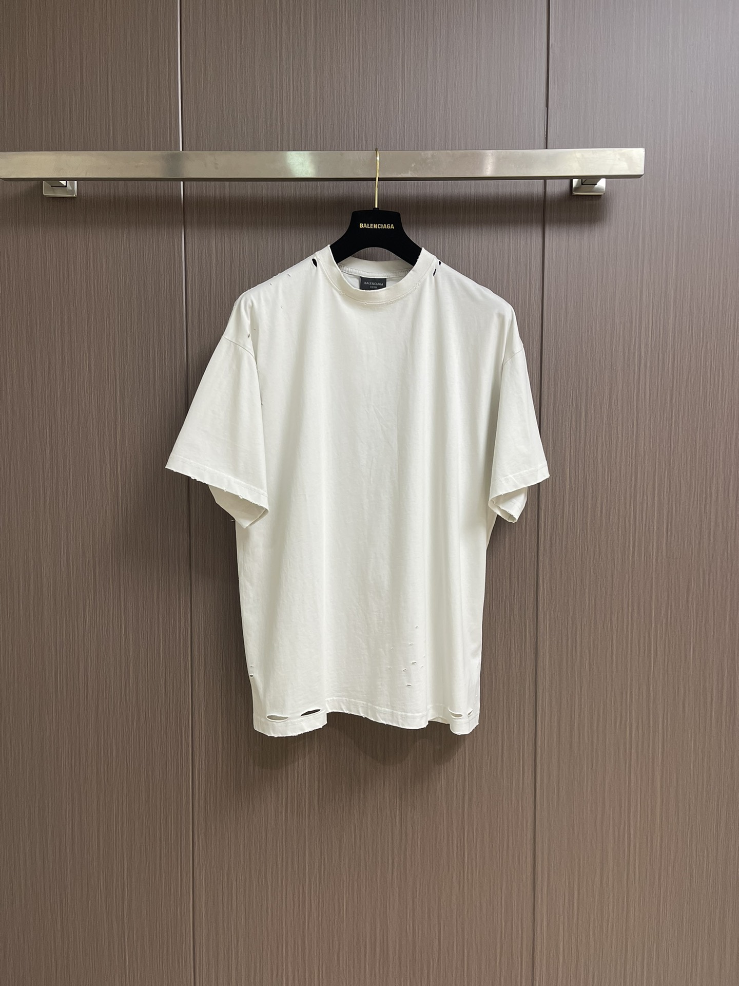 Balenciaga 2025SS Distressed Art Print Short Sleeve T-Shirt - Vintage Wash 2 i1750266366 4098 3