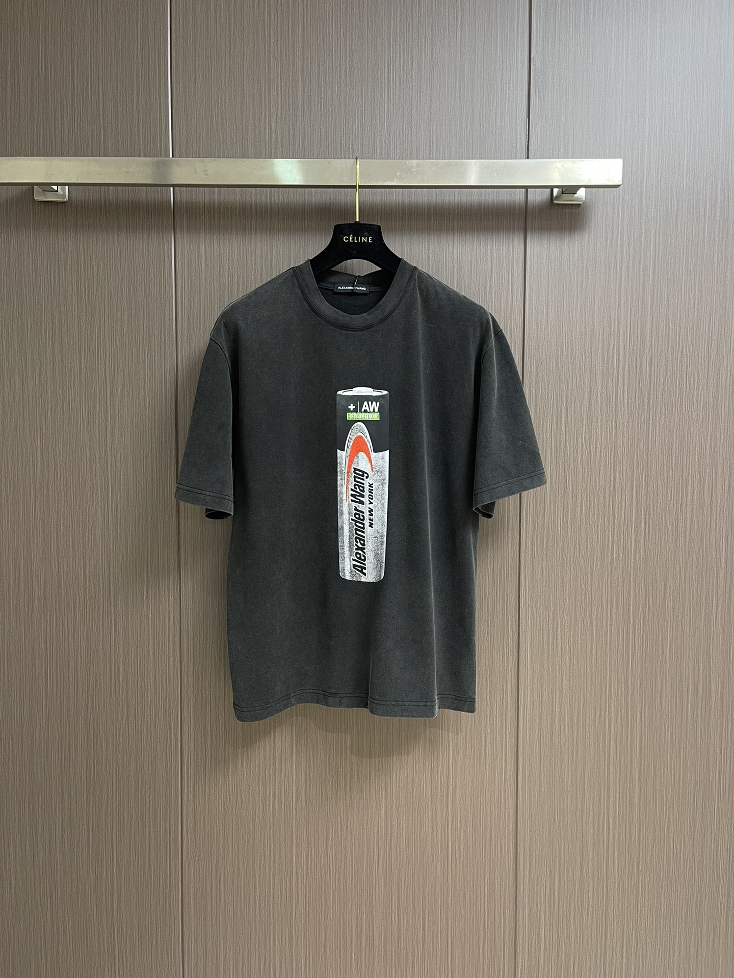 Alexander Wang Battery Graphic Short Sleeve Tee - Streetwear Style 2 i1750266389 5340 7