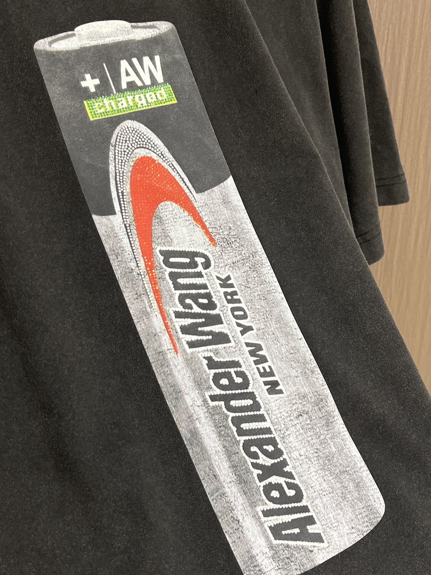 Alexander Wang Battery Graphic Short Sleeve Tee - Streetwear Style 6 i1750266389 7833 1