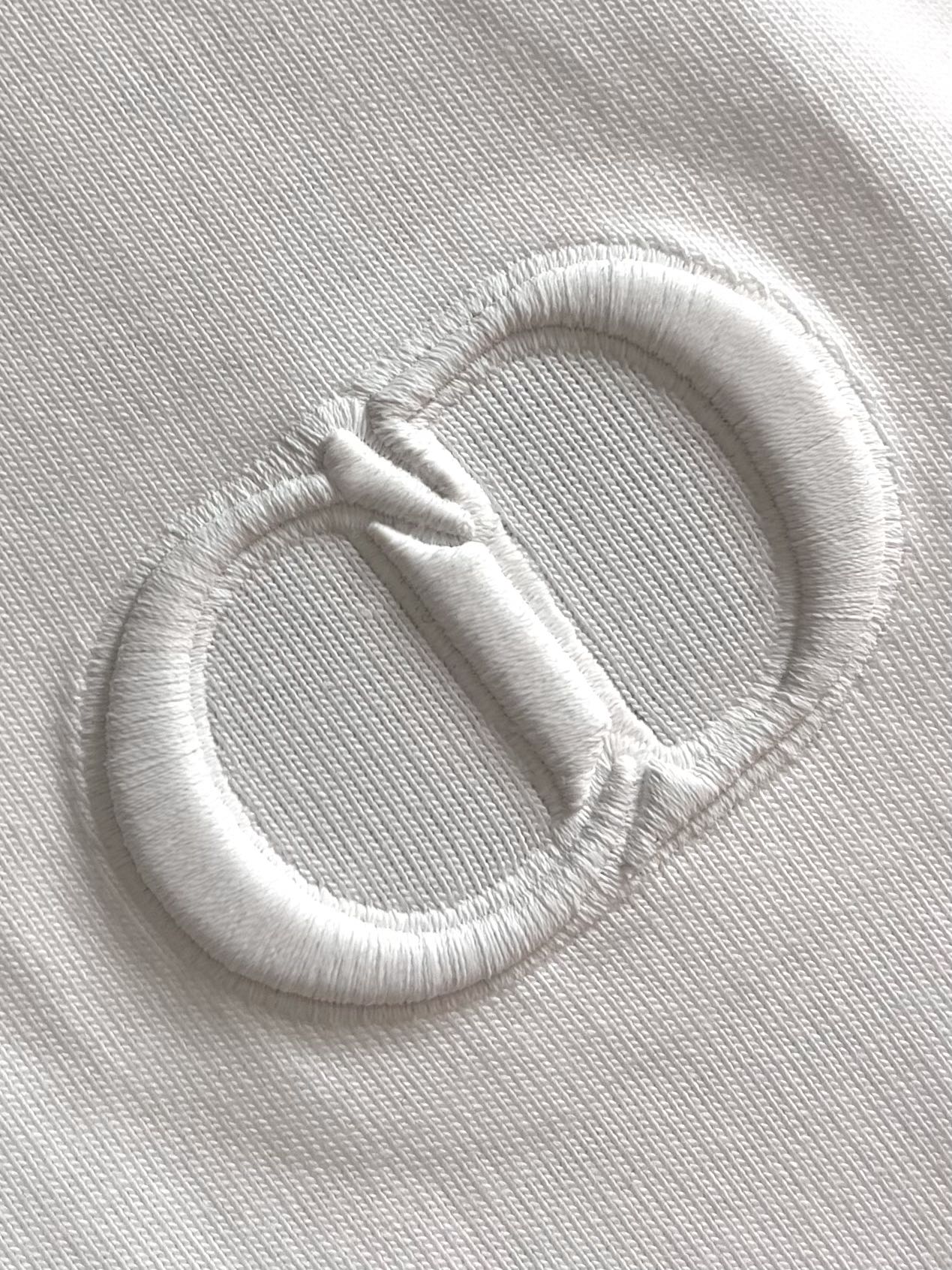 DIOR 2025SS CD Logo Embroidery T-Shirt, Lightweight & Breathable Cotton Top 6 i1750266731 278 6