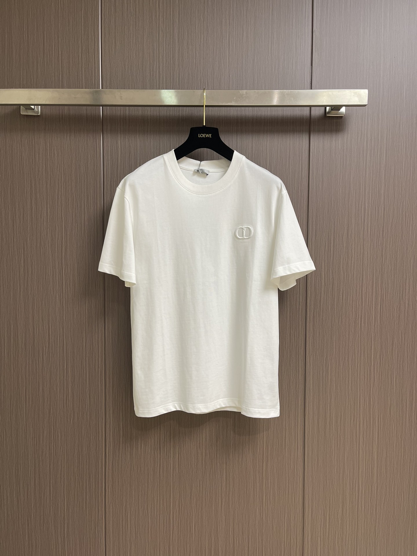 DIOR 2025SS CD Logo Embroidery T-Shirt, Lightweight & Breathable Cotton Top 2 i1750266731 9943 8