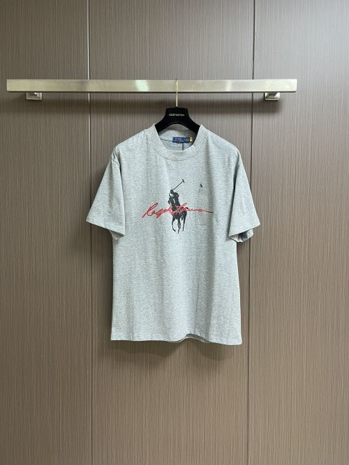 Ralph Lauren Men's Signature Logo Crew Neck Cotton T-Shirt Short Sleeve 1 Ralph Lauren Men's Signature Logo Crew Neck Cotton T-Shirt Short Sleeve