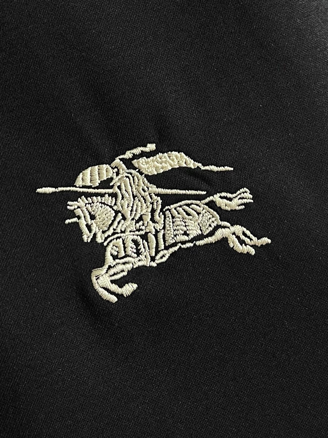 Burberry vintage 侧纹拼接装饰棉质 短袖T恤,vintage格纹裁片拼接设计,男女同款