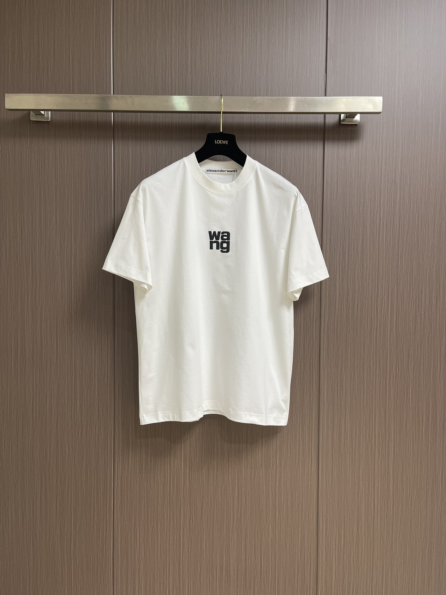 Alexander Wang T-shirt à Manches Courtes avec Logo en Relief - Collection Printemps/Été